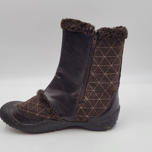 JBU by Jambu Iceburg Ankle Side-Zip Winter Boots Dark Brown Women's Size 6.5 M - Picture 6 of 10